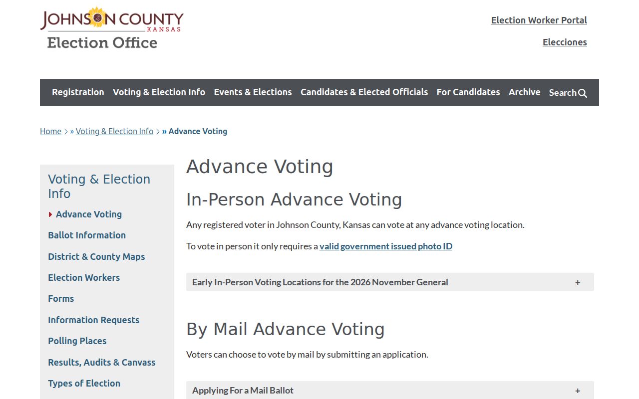 Lenexa residents directory Johnson County voter lookup